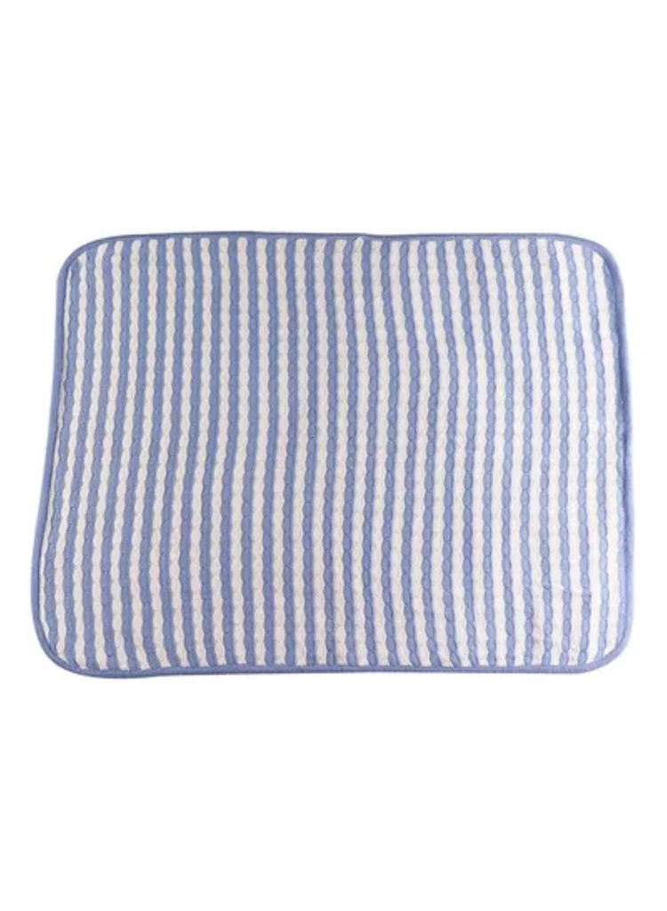 Moon Baby Cotton Blanket Large Size 70 x 102 cm from 0 to 12 Months Blue