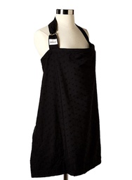 [BAU03483] Cotton Nursing Cover Scarf, Black