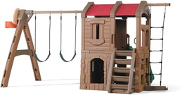 [ST2801300] Step2 Naturally Fun Adventure Inn Swing Set and Play Center