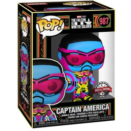 [FU62755] Funko Pop Marvel-987 - Falcon &amp; Winter Solider - Captain America Black Light