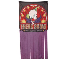 [26393] Clown Width - Curtain Decoration-Size: 158 x 78 cm