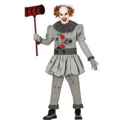 [88716] Crazy Clown Costume - Halloween