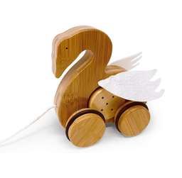 [3615] Animal Push Pull Bamboo Toy