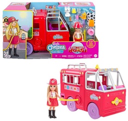 [HCK73] Barbie Chelsea fire truck playset