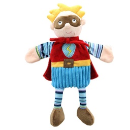 [PC001901] Hand puppet with superhero bit