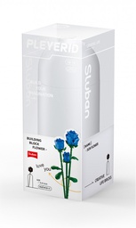 [M38-B1101-11] سلوبان قطع تركيب مزهرية أزرق - 254 قطعة