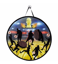 [222-2A] سبورت سيريز كرة السلة القماش الهدف دارت