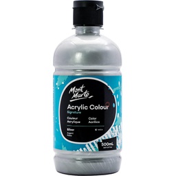 [MSCH5022] Acrylic colors from Mont Mart, 500 ml - silver