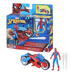 [HMAF689 95L0] Marvel Spider-Man Hero figure and vehicle