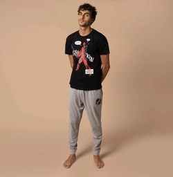 Deadpool long pajama set for men