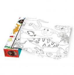 [J201] Coloring roller, 12 colors, size 120*40 cm