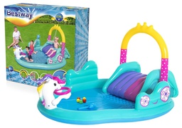 [26-53097] Pool with slide Inflatable unicorn playground