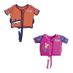 [26-32147] جاكيت سباحة فلين نصف كم ولادي بناتي