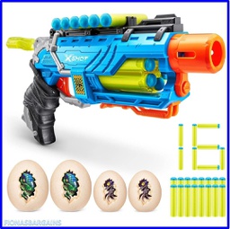 [XS-4860-A] X-Shot Dinosaur Attack Gun 4 Dino Eggs