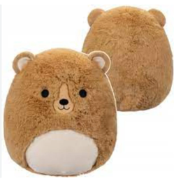 [SQCR03967] Squishy Mallows 12cm Doll - Greta the Brown Bear