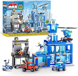 [83162] Max police station construction and installation toy, 889 pieces