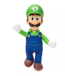 [416284] Luigi movable plush toy from the Super Mario movie