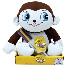 [DDI-PLY03021916] Crayola Colour Me Plush Monkey