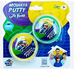 [TP103471] عائله مشيع مجموعة علب السلايم قطعتين