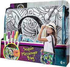 [DTT-6162] شنطة ماسنجر قابلة للعكس مزينة بالترتر-تلوين