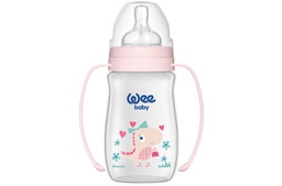 [WEB01381] وي بيبي رضاعة الرضاعة كلاسيك برقبة واسعة مع قبضة 250 مل