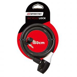 [SP-9027] Spartan Cable Lock 180cm Silver SP-9027