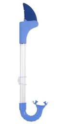 [SHARKSNORK8-BLUE] Misty Bluefin Shark Snorkel