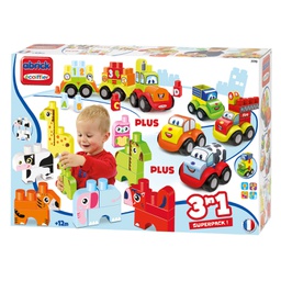 [7770] مجموعة مكعبات 3 في 1 من إكوويفر