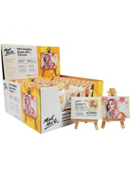 [MEA0018] Mont Marte Mini Display Easel With Canvas 6cmx8cm