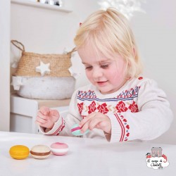 لو توي فان هوني باك بلاي ماكارونس لعبة خشبية