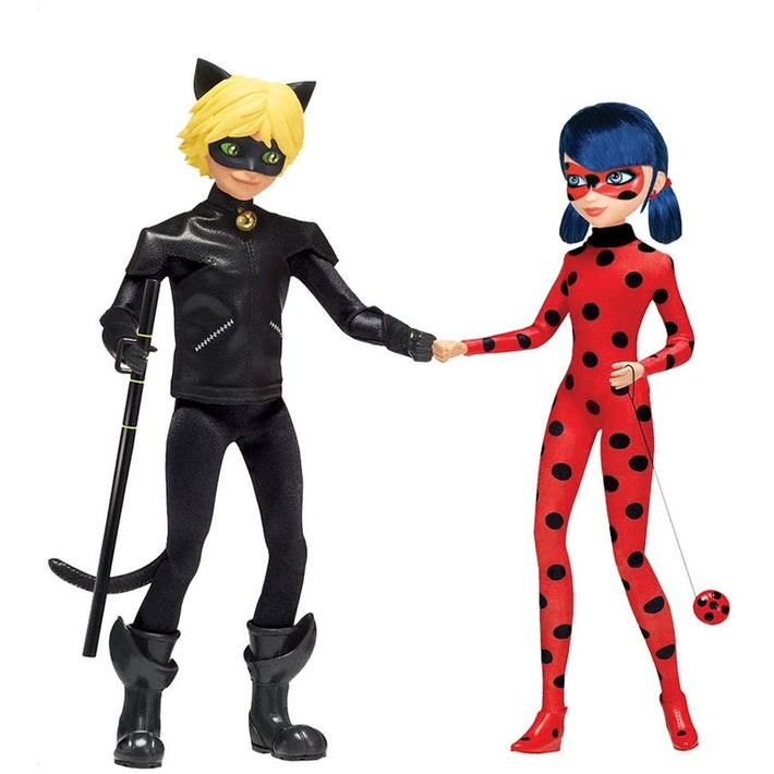 مجموعة أزياء ميراكيولوس الدمية المهمة الخنفساء والقط نوير