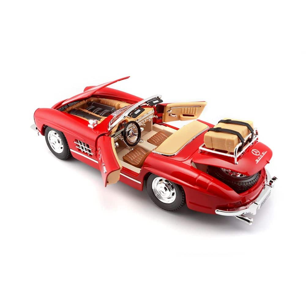 بوراجو 1/18 سيارة مرسيدس بنز 300 SL-  احمر