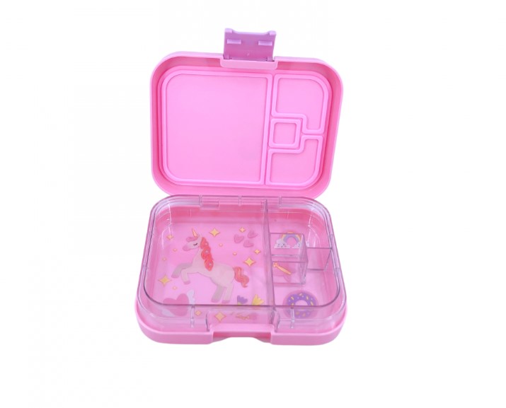 صندوق طعام اربع اقسام يونيكورن