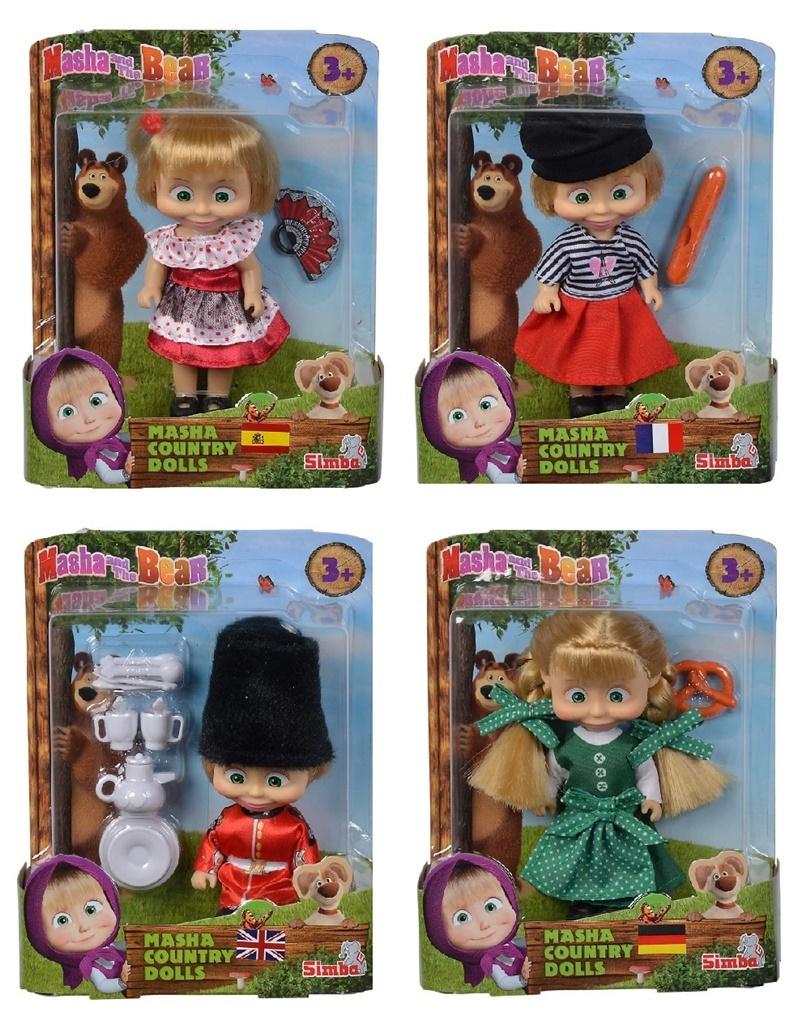 دمية ماشا أثناء التنقل