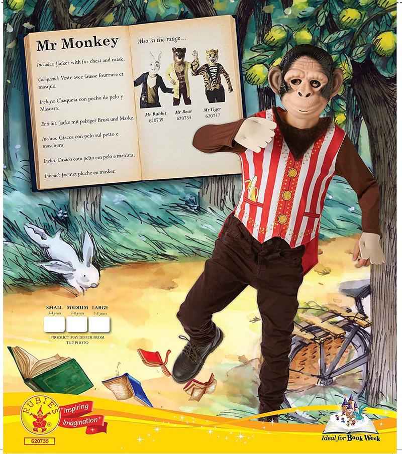 ملابس تنكريه زي شخصية السيد القرد من روبيز