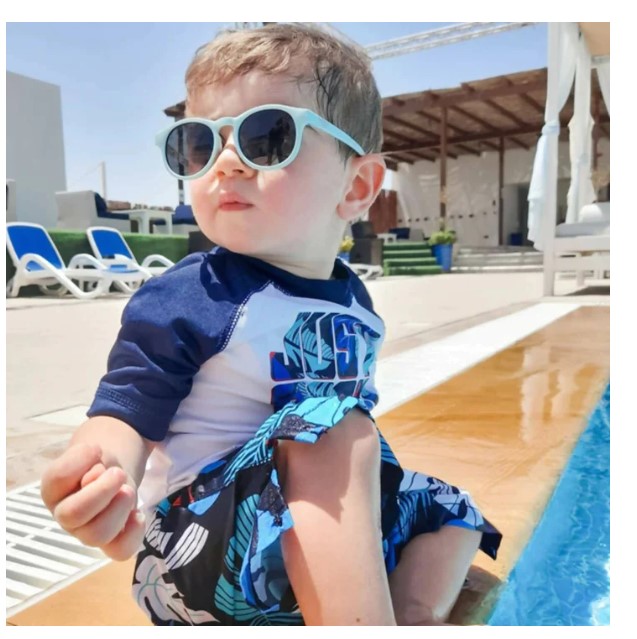 James - Seafoam Kids Sunglasses 