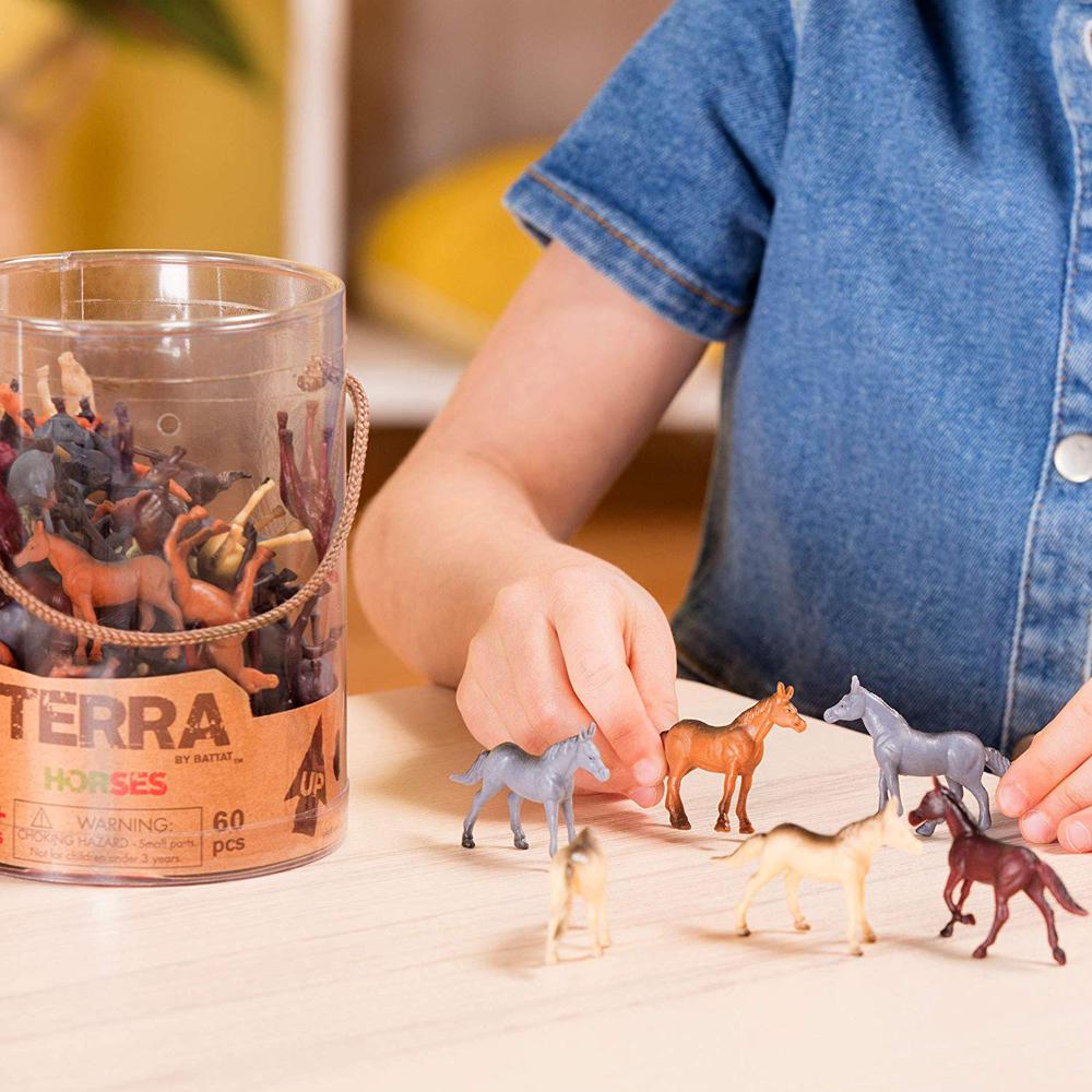 60 قطعة خيول في أنبوب