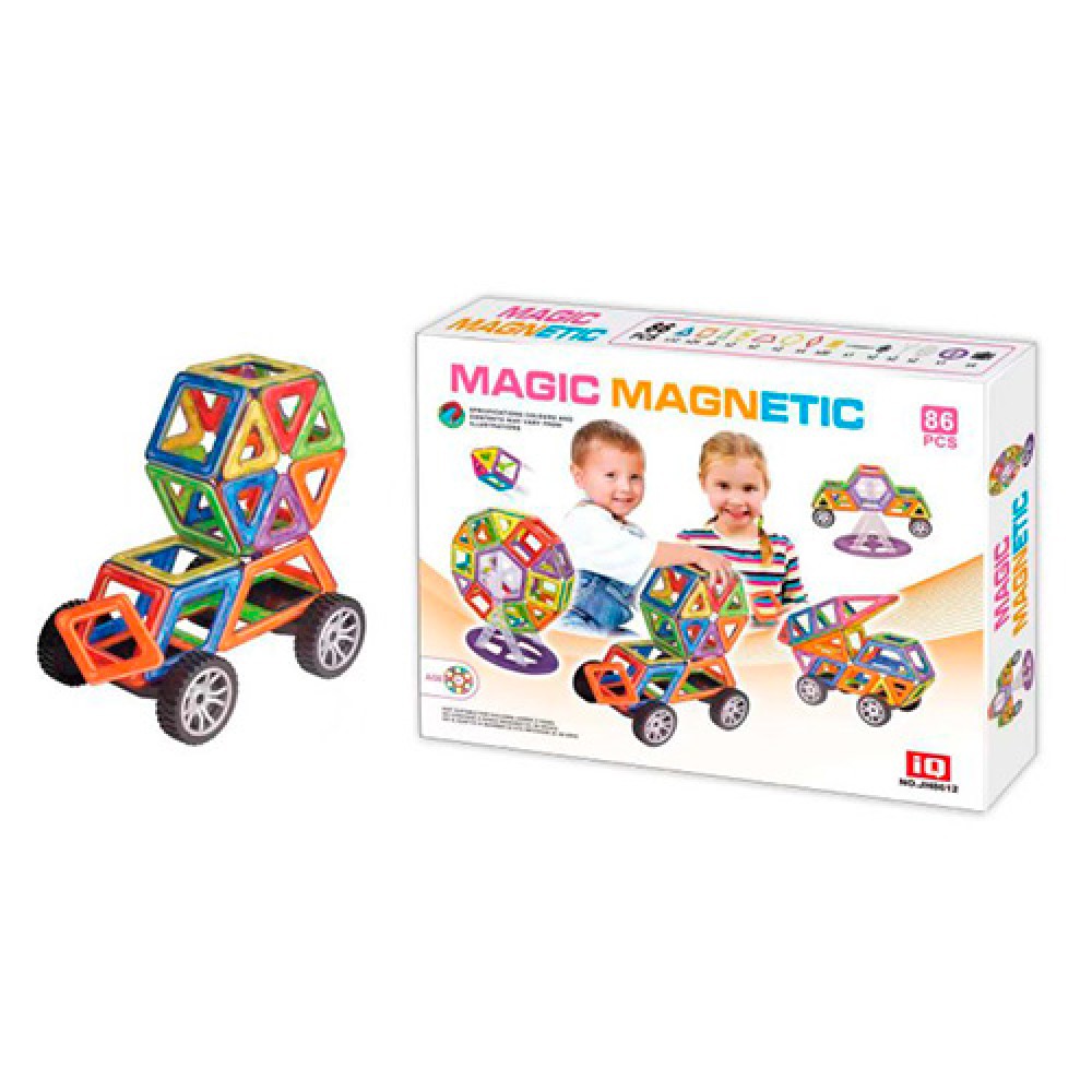 مجموعة ألعاب السيارة المغناطيسية السحرية
