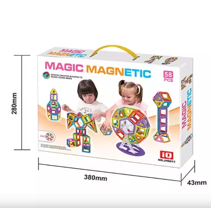 مغناطيسي عجلة فيريس  روبوت ، 58 قطعة