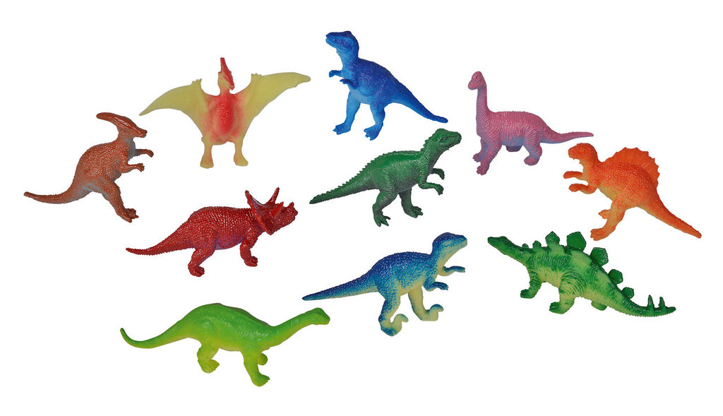 أشكال حيوانات في أسطوانة -10 قطع