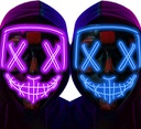 قناع مضيء للحفلات التنكرية هالوين