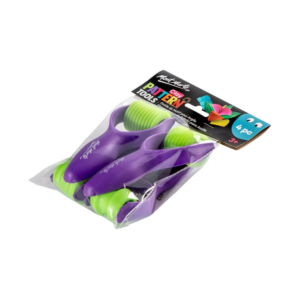 مونت مارتي مجموعة أدوات تشكيل الصلصال 4 قطع