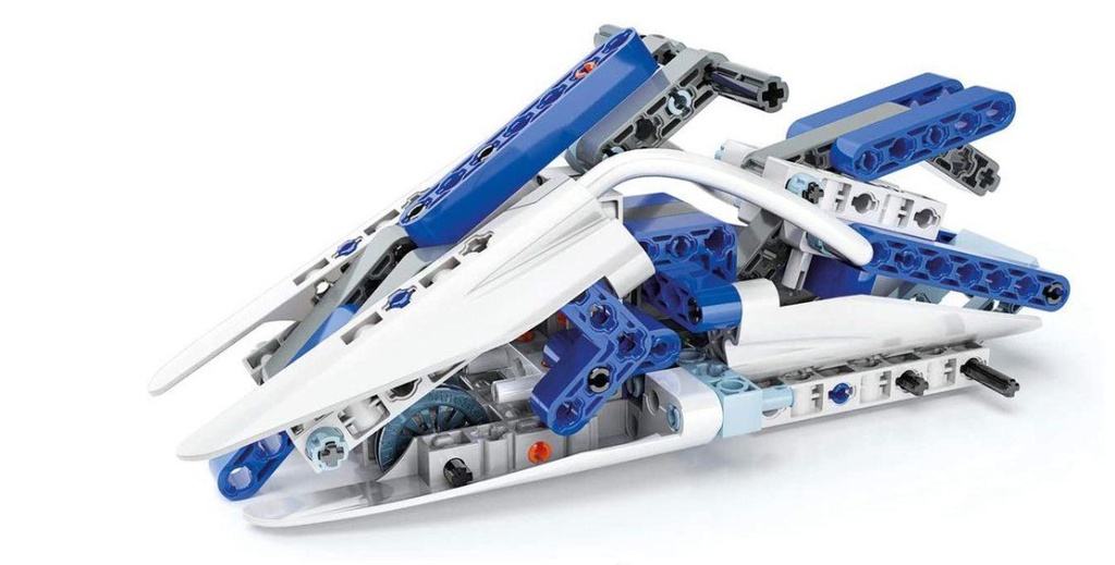 مجموعة مختبر الميكانيكا لبناء مركبة مائية تريماران-130-قطعة