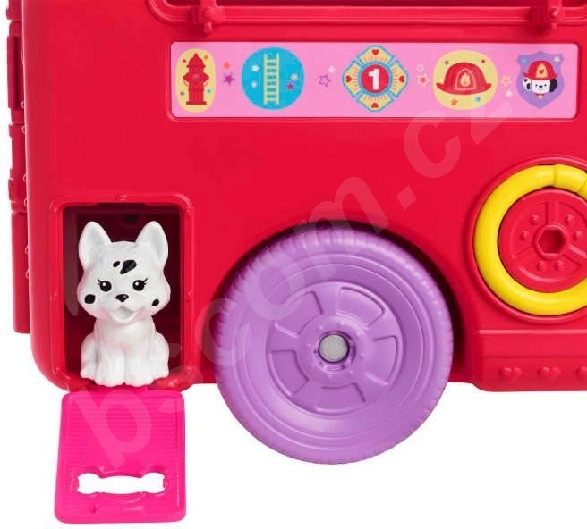 مجموعة لعب سيارة المطافئ باربي تشيلسي