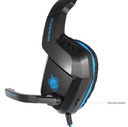 Kotion Gaming Headset H1 Black With Blue سماعة