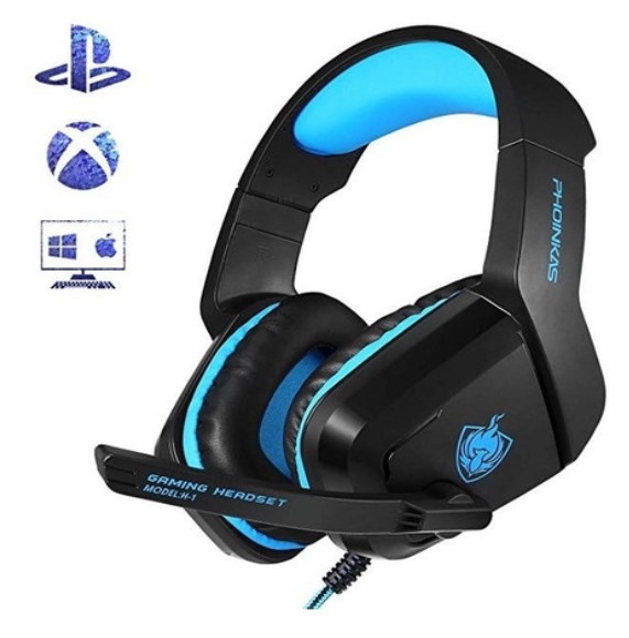 سماعة رأس للألعاب مع ميكرفون