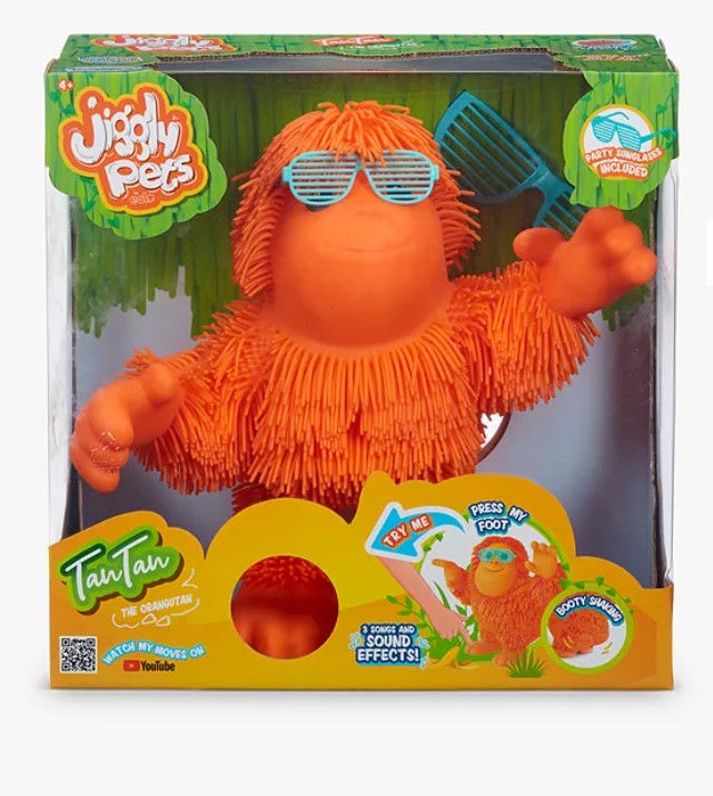 جيجلي الحيوانات الأليفة تان تان إنسان الغاب