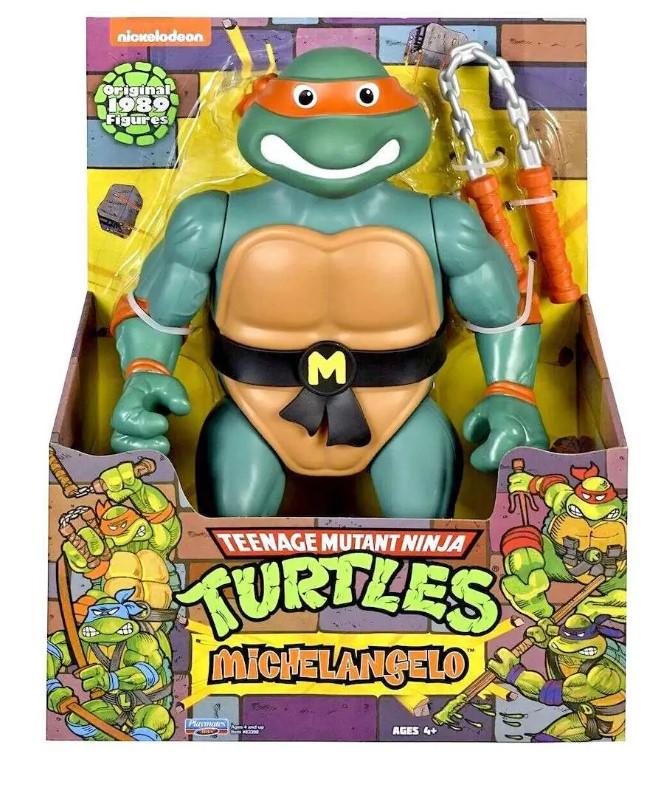 سلاحف النينجا مجسم شخصية مايكل أنجلو ديلوكس