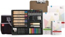 124 KINGART ULTIMATE SERIES SKETCHING &amp; DRAWING SET