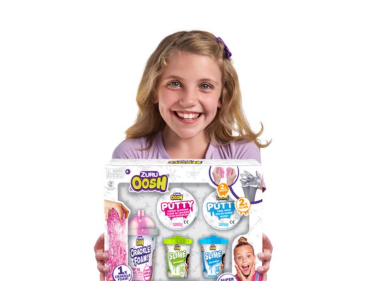 أوش-ميكس 1 قطعة 3 رغوة / 2 قطعة أنبوب صغير سلايم 70 جرام و 2 قطعة معجون